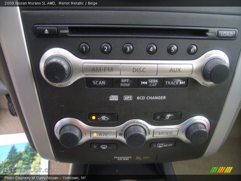 Merlot Metallic / Beige 2009 Nissan Murano SL AWD