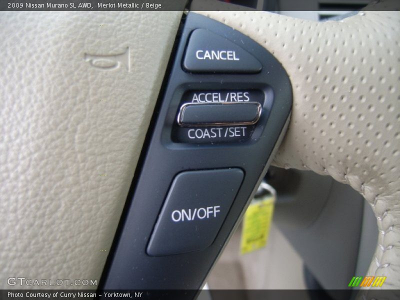 Merlot Metallic / Beige 2009 Nissan Murano SL AWD