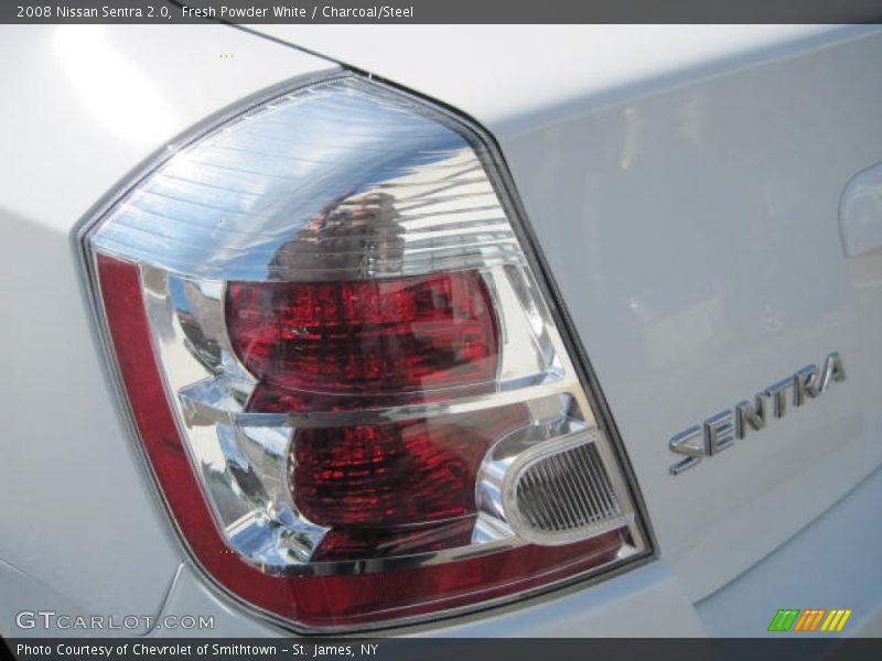 Fresh Powder White / Charcoal/Steel 2008 Nissan Sentra 2.0