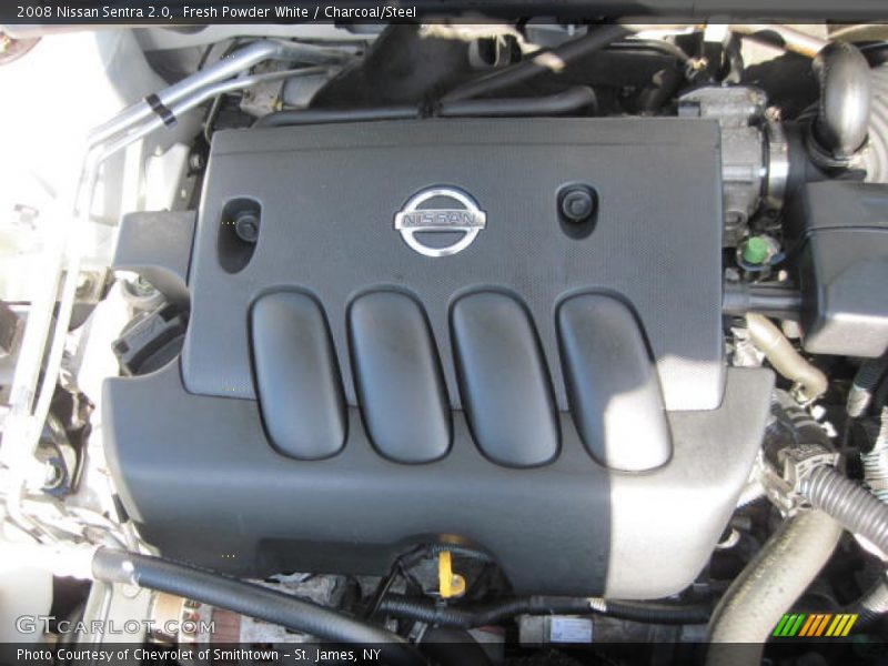 Fresh Powder White / Charcoal/Steel 2008 Nissan Sentra 2.0