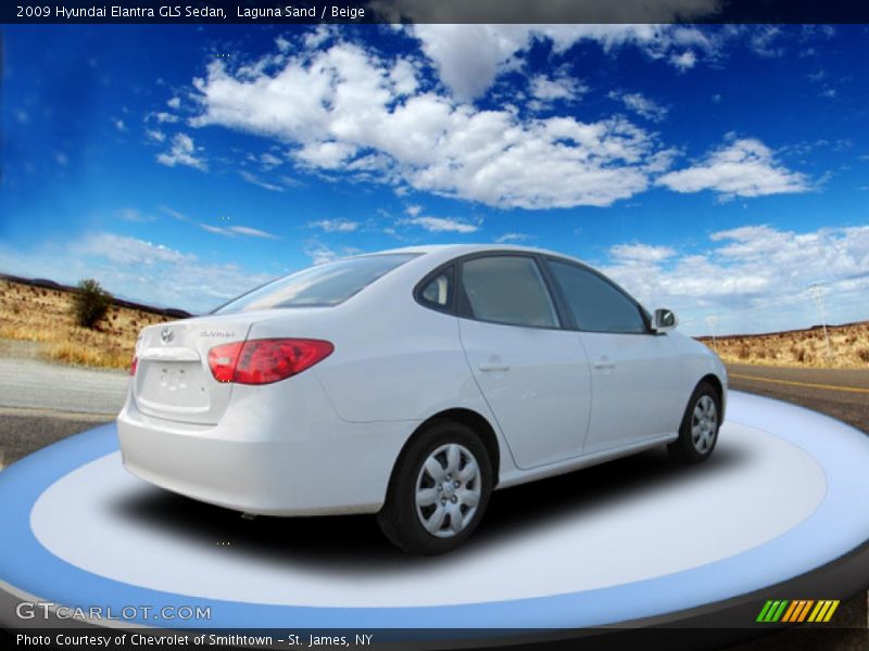 Laguna Sand / Beige 2009 Hyundai Elantra GLS Sedan