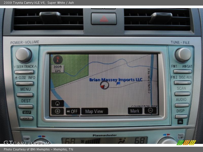 Super White / Ash 2009 Toyota Camry XLE V6