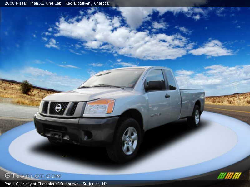 Radiant Silver / Charcoal 2008 Nissan Titan XE King Cab