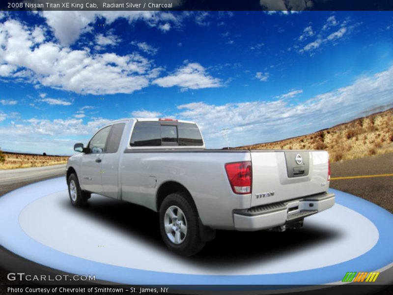 Radiant Silver / Charcoal 2008 Nissan Titan XE King Cab