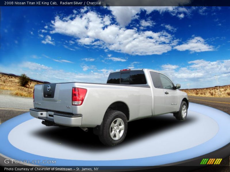 Radiant Silver / Charcoal 2008 Nissan Titan XE King Cab