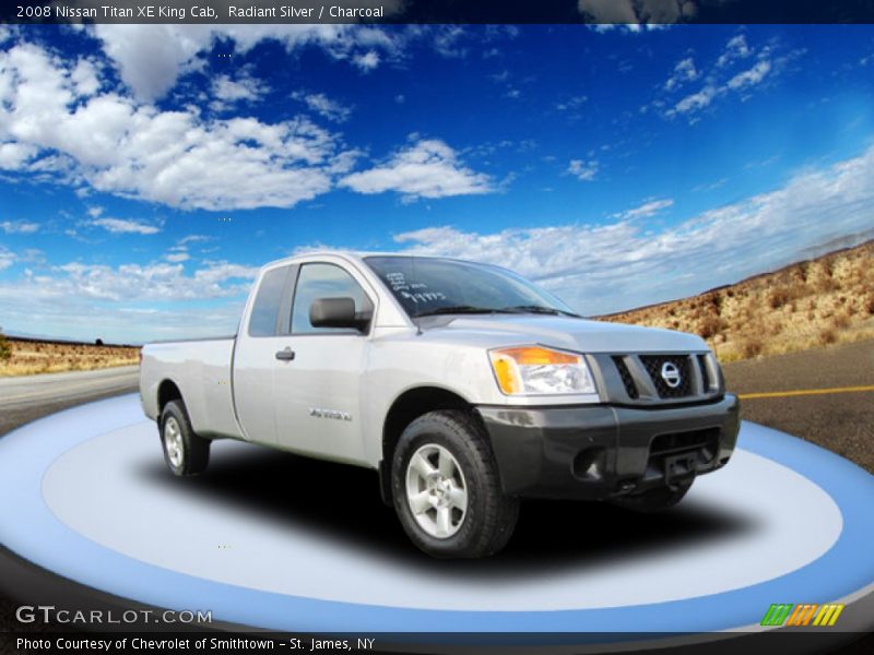 Radiant Silver / Charcoal 2008 Nissan Titan XE King Cab