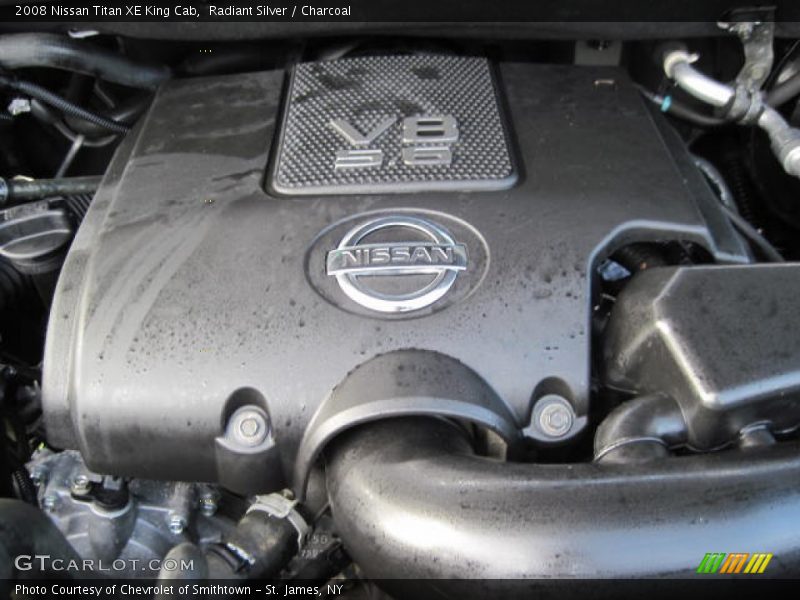 Radiant Silver / Charcoal 2008 Nissan Titan XE King Cab