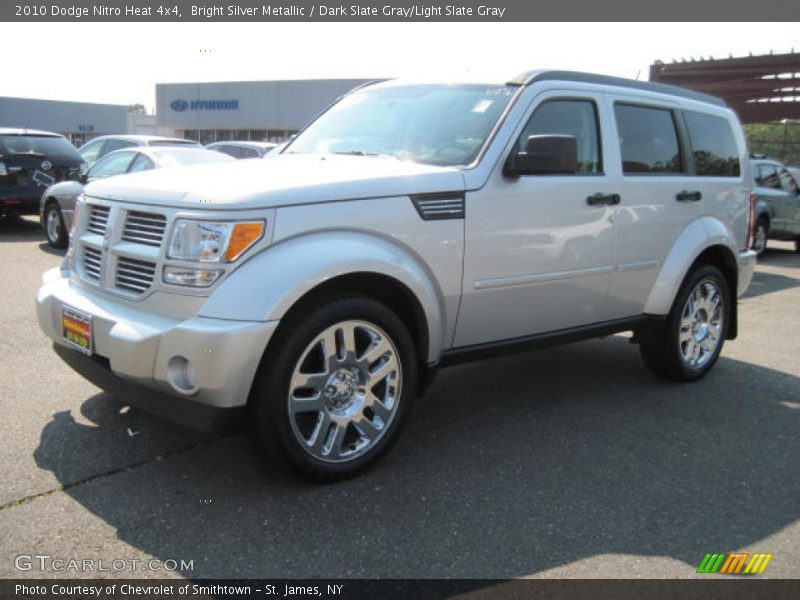 Bright Silver Metallic / Dark Slate Gray/Light Slate Gray 2010 Dodge Nitro Heat 4x4