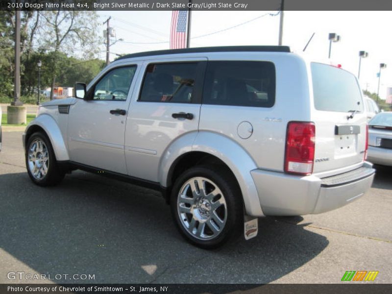 Bright Silver Metallic / Dark Slate Gray/Light Slate Gray 2010 Dodge Nitro Heat 4x4