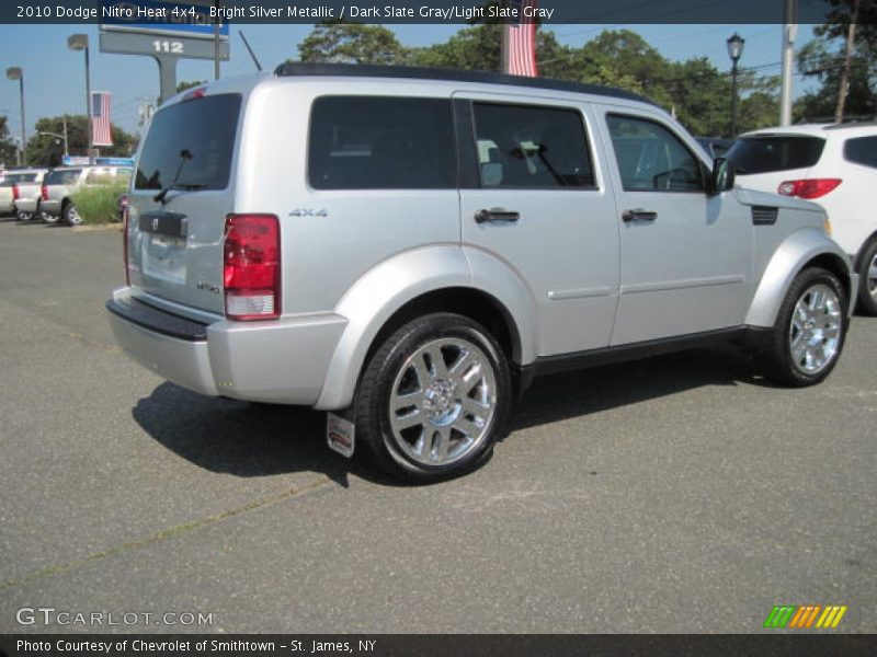 Bright Silver Metallic / Dark Slate Gray/Light Slate Gray 2010 Dodge Nitro Heat 4x4