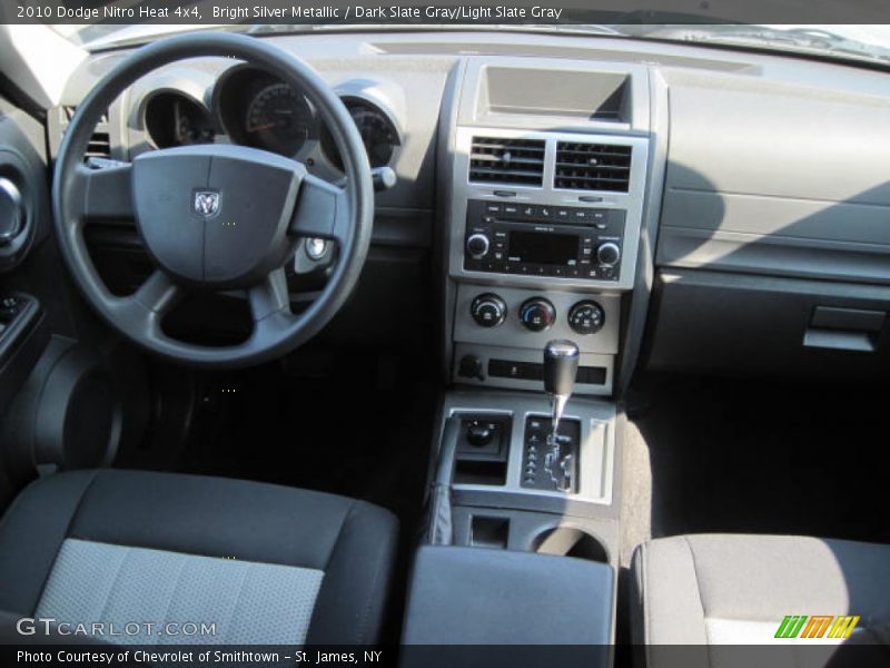 Bright Silver Metallic / Dark Slate Gray/Light Slate Gray 2010 Dodge Nitro Heat 4x4