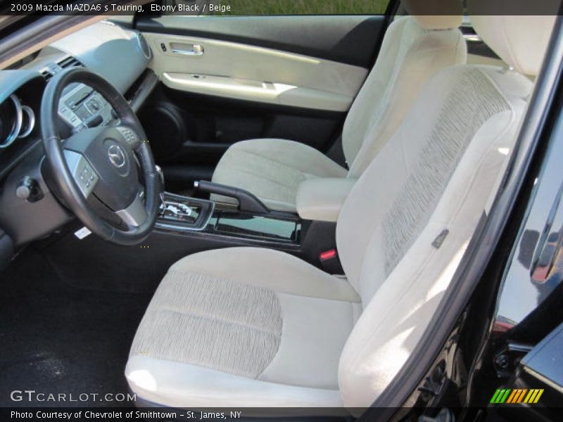 Ebony Black / Beige 2009 Mazda MAZDA6 s Touring