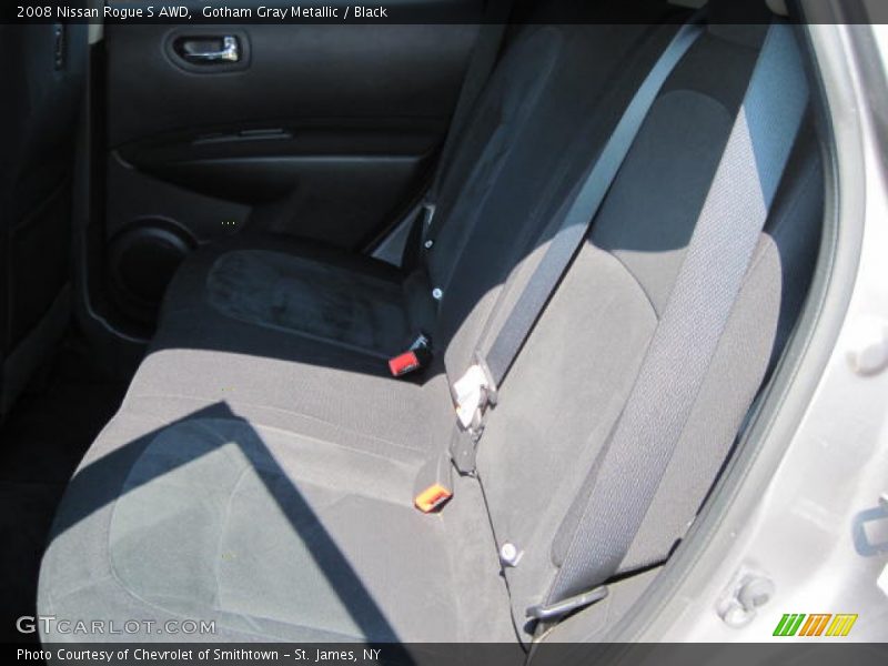 Gotham Gray Metallic / Black 2008 Nissan Rogue S AWD