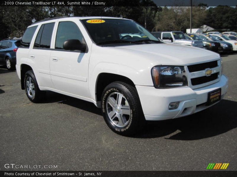 Summit White / Ebony 2009 Chevrolet TrailBlazer LT 4x4