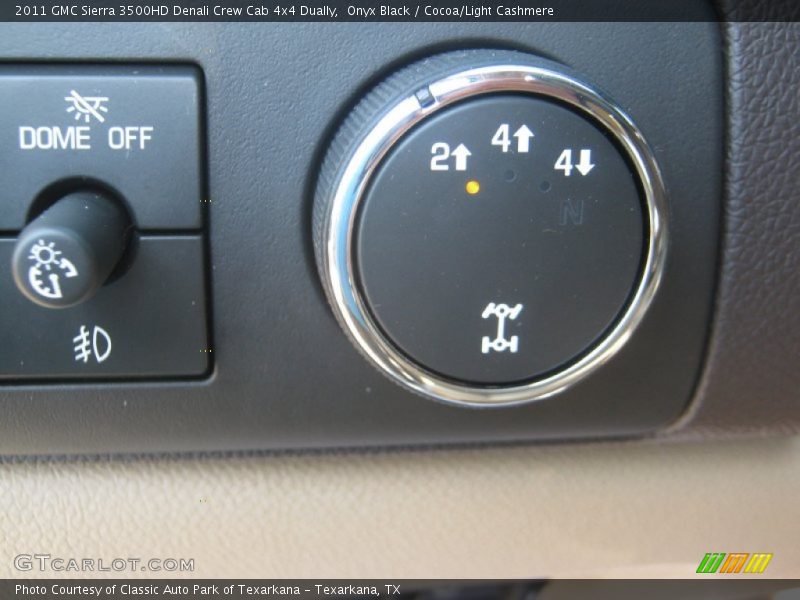 Onyx Black / Cocoa/Light Cashmere 2011 GMC Sierra 3500HD Denali Crew Cab 4x4 Dually