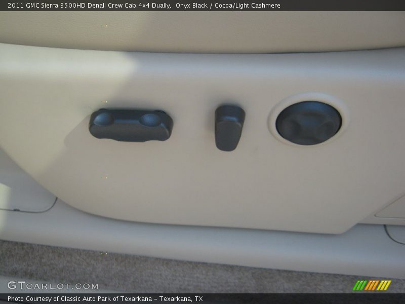 Onyx Black / Cocoa/Light Cashmere 2011 GMC Sierra 3500HD Denali Crew Cab 4x4 Dually