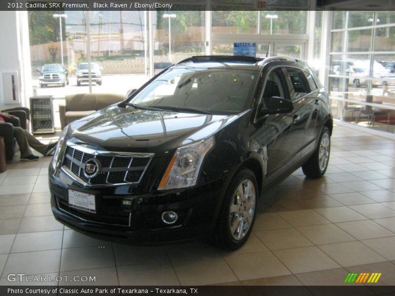 Black Raven / Ebony/Ebony 2012 Cadillac SRX Premium