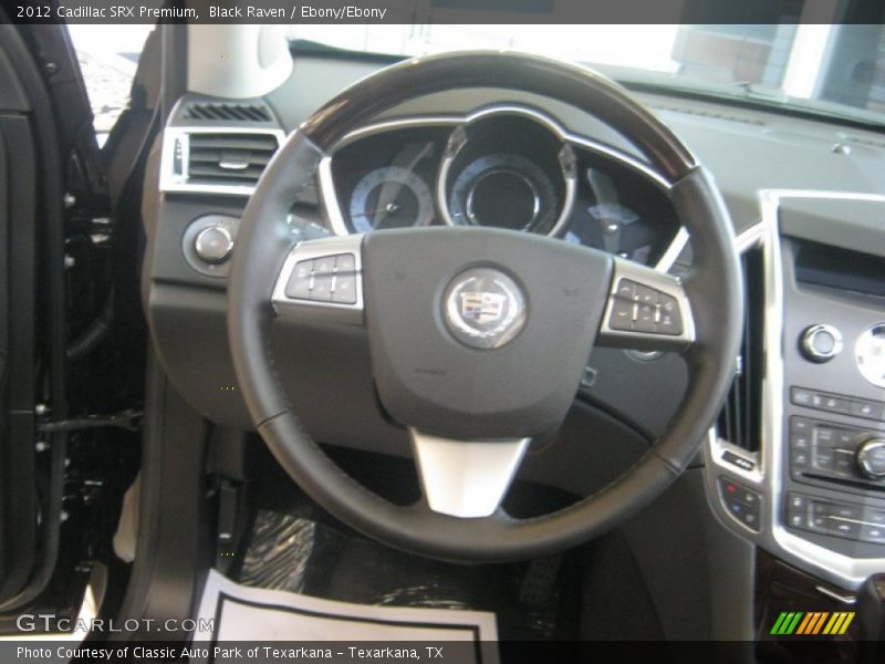 Black Raven / Ebony/Ebony 2012 Cadillac SRX Premium