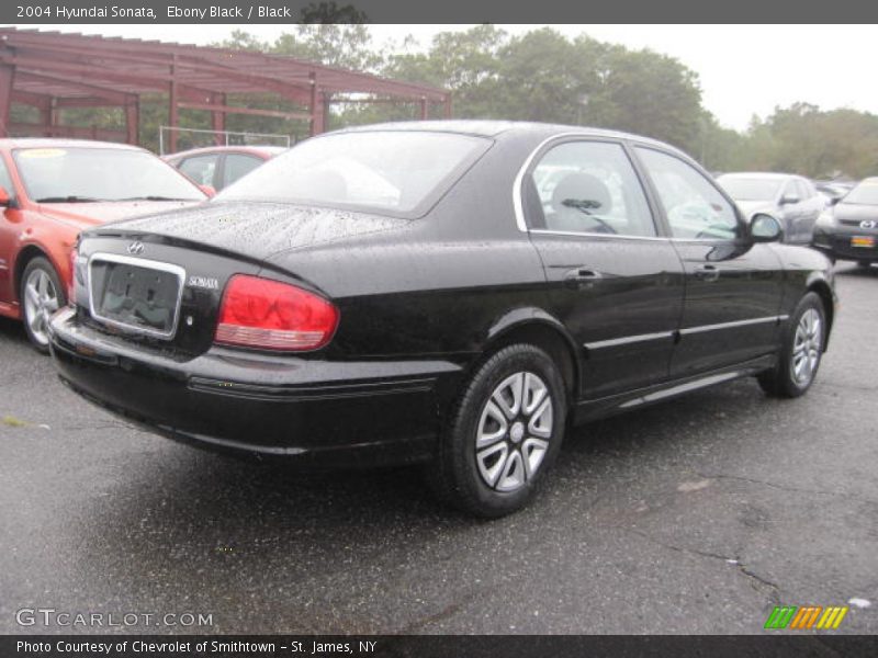 Ebony Black / Black 2004 Hyundai Sonata