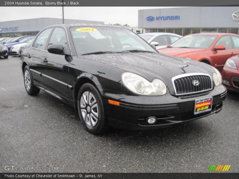Ebony Black / Black 2004 Hyundai Sonata