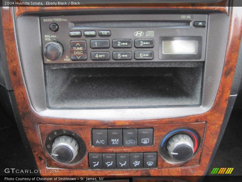 Ebony Black / Black 2004 Hyundai Sonata