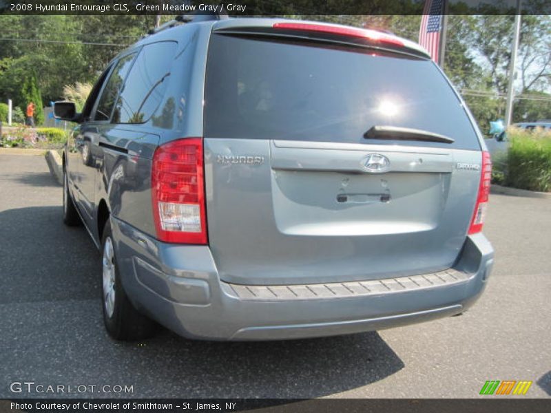 Green Meadow Gray / Gray 2008 Hyundai Entourage GLS