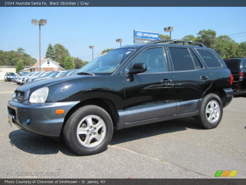Black Obsidian / Gray 2004 Hyundai Santa Fe