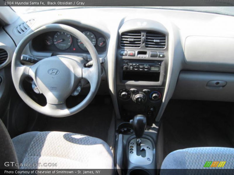 Black Obsidian / Gray 2004 Hyundai Santa Fe