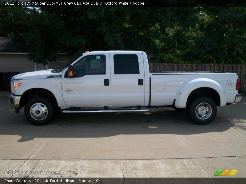  2012 F350 Super Duty XLT Crew Cab 4x4 Dually Oxford White