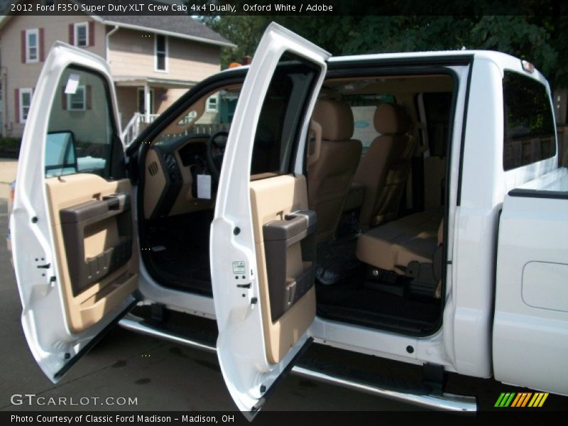 Oxford White / Adobe 2012 Ford F350 Super Duty XLT Crew Cab 4x4 Dually
