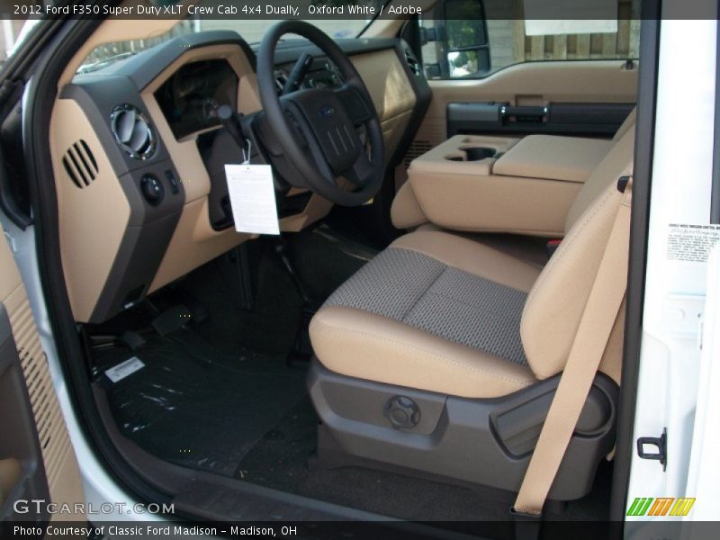  2012 F350 Super Duty XLT Crew Cab 4x4 Dually Adobe Interior