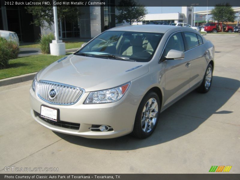 Gold Mist Metallic / Cashmere 2012 Buick LaCrosse FWD