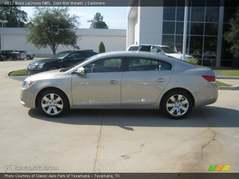 Gold Mist Metallic / Cashmere 2012 Buick LaCrosse FWD