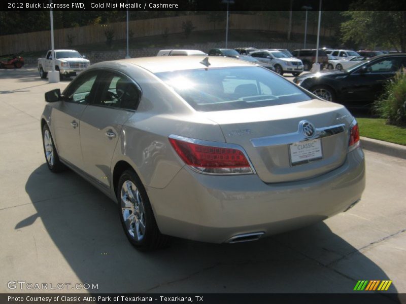 Gold Mist Metallic / Cashmere 2012 Buick LaCrosse FWD