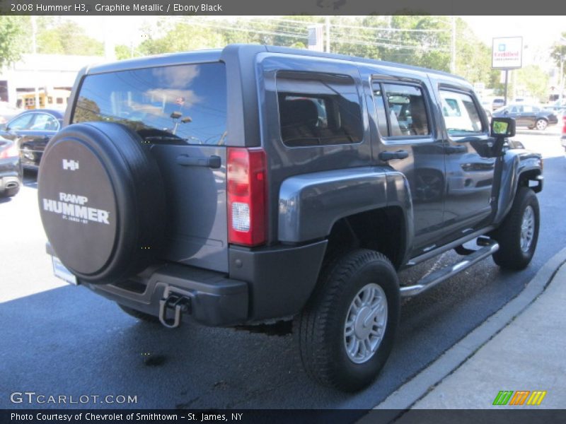 Graphite Metallic / Ebony Black 2008 Hummer H3