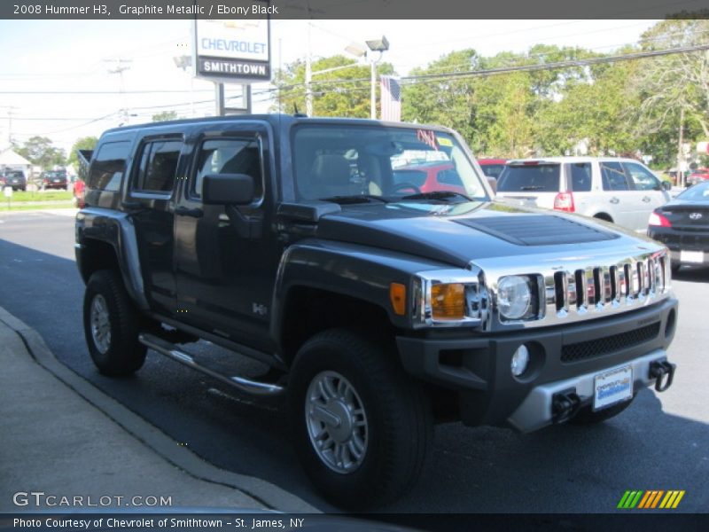 Graphite Metallic / Ebony Black 2008 Hummer H3