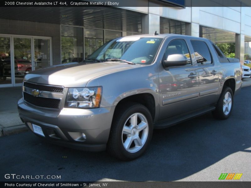 Graystone Metallic / Ebony 2008 Chevrolet Avalanche LT 4x4