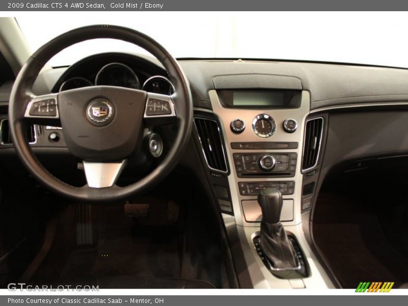 Gold Mist / Ebony 2009 Cadillac CTS 4 AWD Sedan