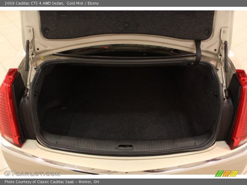 Gold Mist / Ebony 2009 Cadillac CTS 4 AWD Sedan