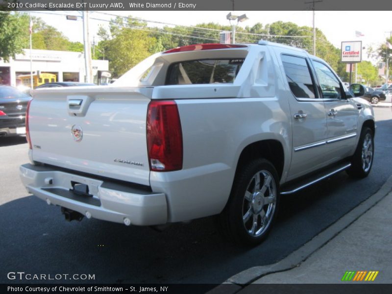 White Diamond / Ebony 2010 Cadillac Escalade EXT Luxury AWD