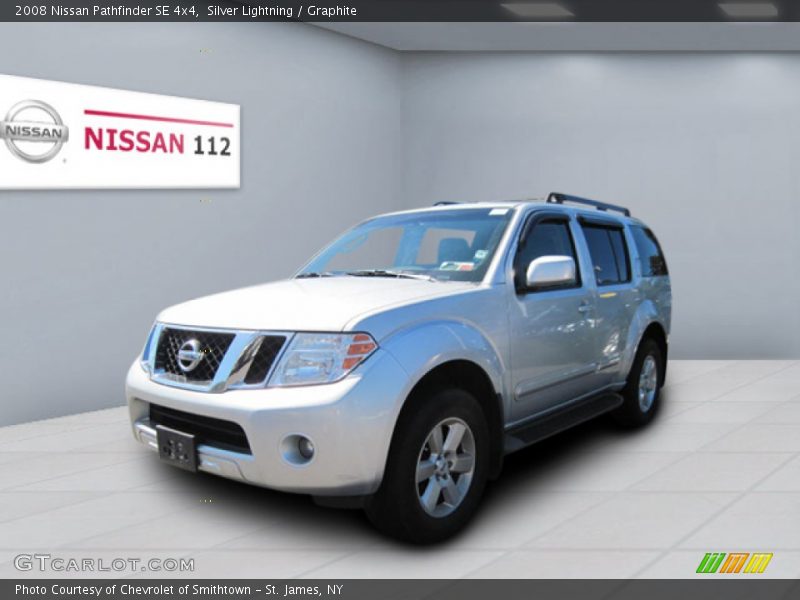 Silver Lightning / Graphite 2008 Nissan Pathfinder SE 4x4