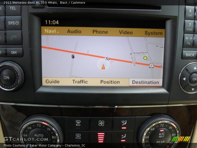 Black / Cashmere 2011 Mercedes-Benz ML 350 4Matic