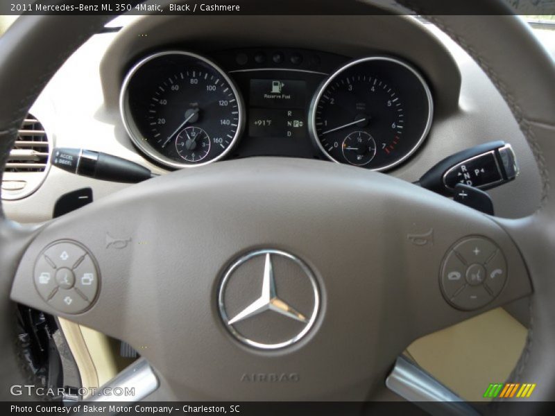 Black / Cashmere 2011 Mercedes-Benz ML 350 4Matic
