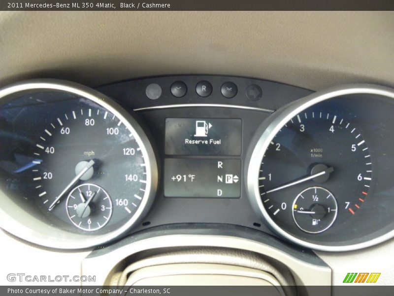 Black / Cashmere 2011 Mercedes-Benz ML 350 4Matic