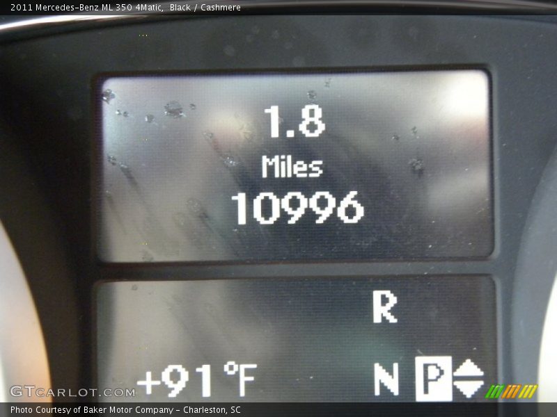 Black / Cashmere 2011 Mercedes-Benz ML 350 4Matic