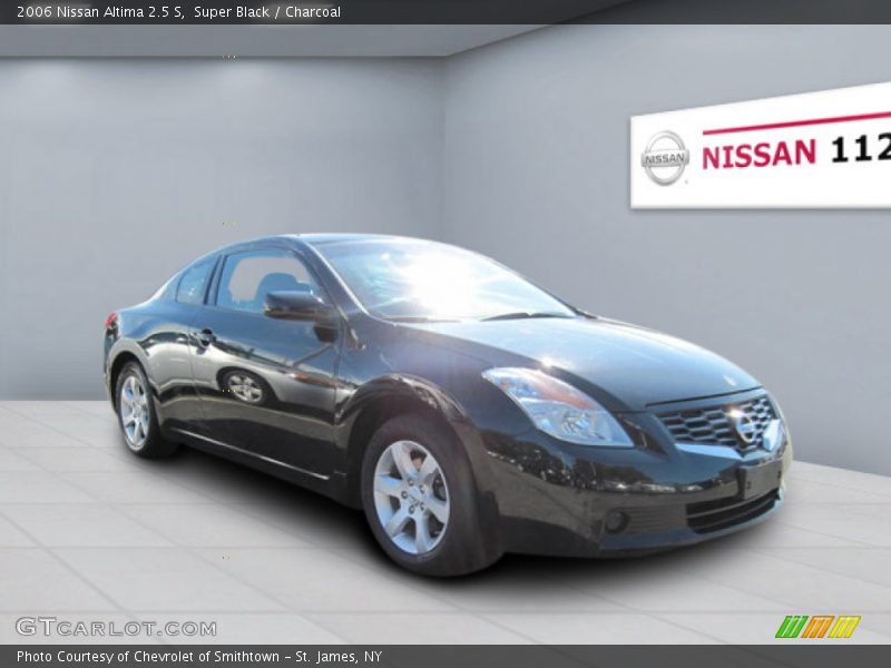 Super Black / Charcoal 2006 Nissan Altima 2.5 S