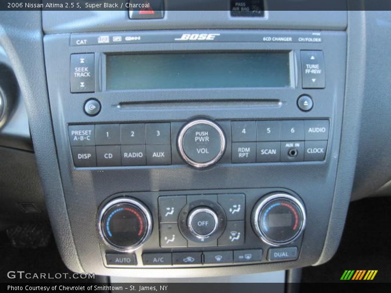 Super Black / Charcoal 2006 Nissan Altima 2.5 S