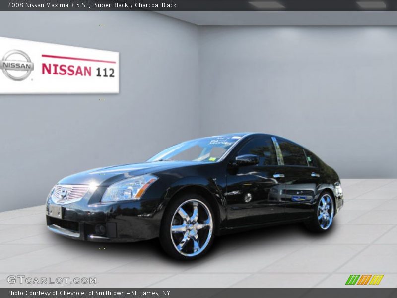 Super Black / Charcoal Black 2008 Nissan Maxima 3.5 SE