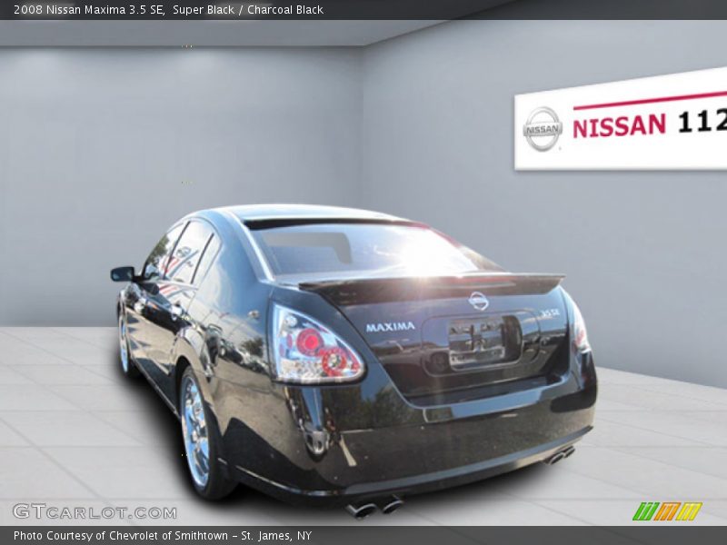 Super Black / Charcoal Black 2008 Nissan Maxima 3.5 SE