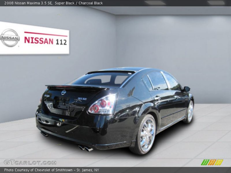 Super Black / Charcoal Black 2008 Nissan Maxima 3.5 SE